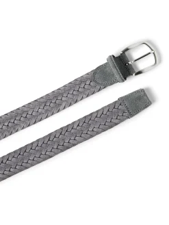 Faherty Brand Suede Woven Belt -