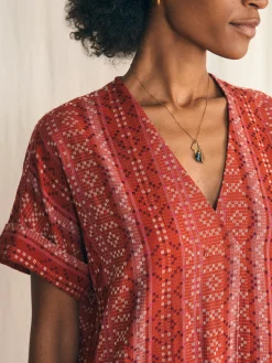 Women Faherty Brand Sunset Land Sanibel Dress -