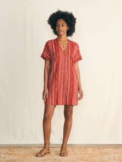 Women Faherty Brand Sunset Land Sanibel Dress -