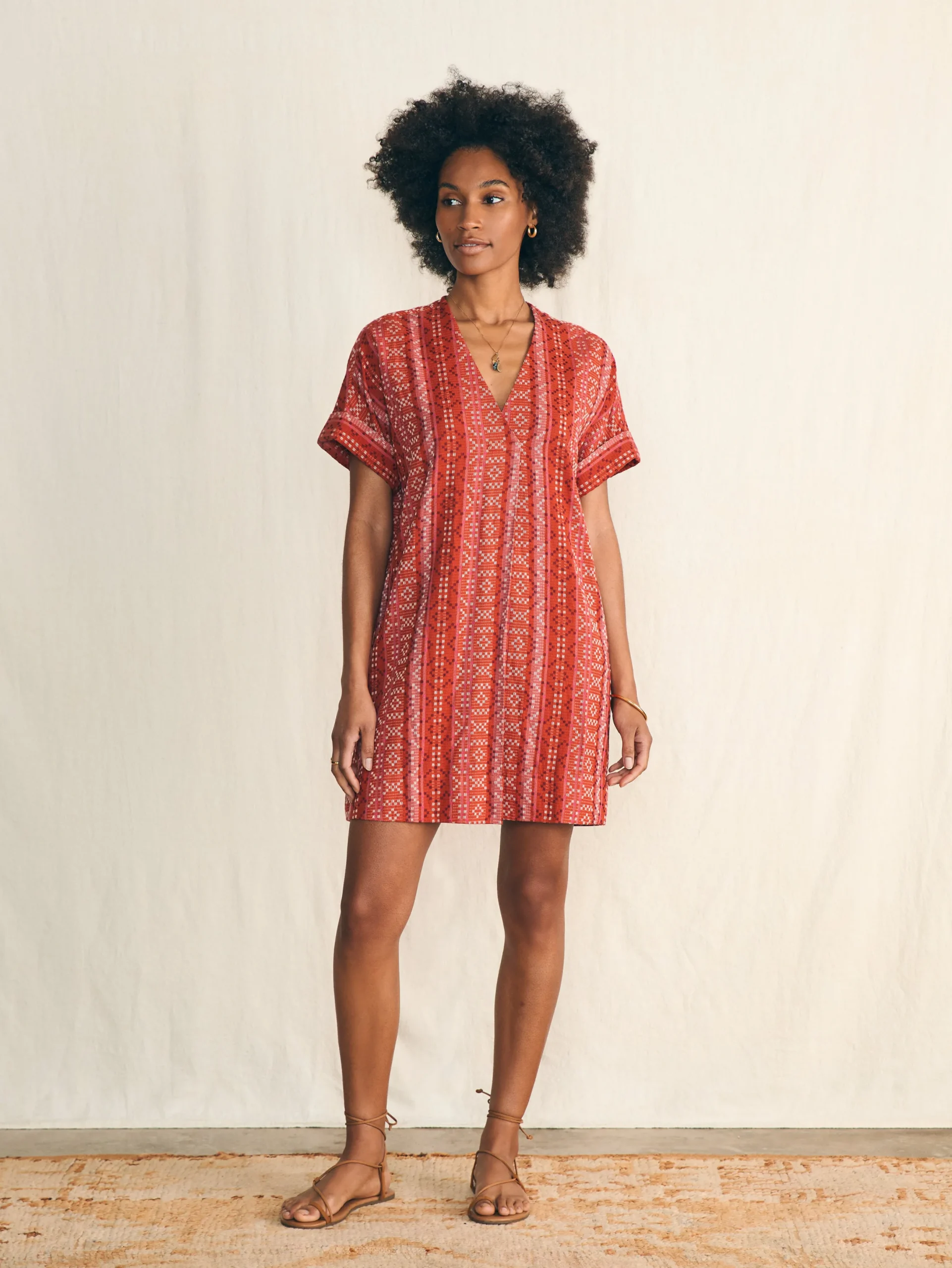 Women Faherty Brand Sunset Land Sanibel Dress -