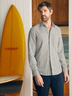 Faherty Brand Sunwashed Chambray Shirt -