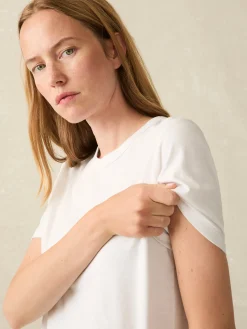 Women Faherty Brand Sunwashed Crew Tee -
