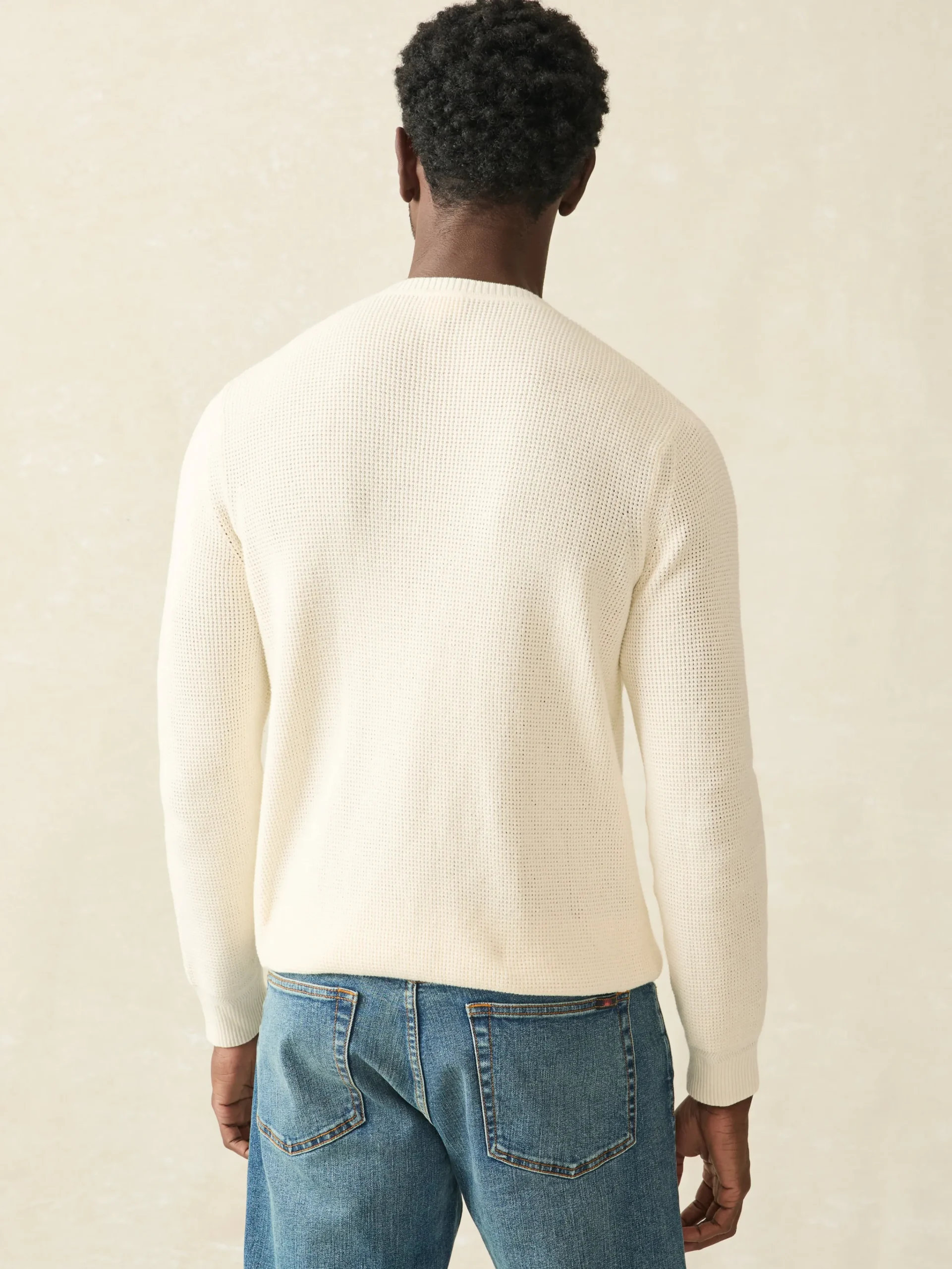 Faherty Brand Sunwashed Crewneck Sweater -