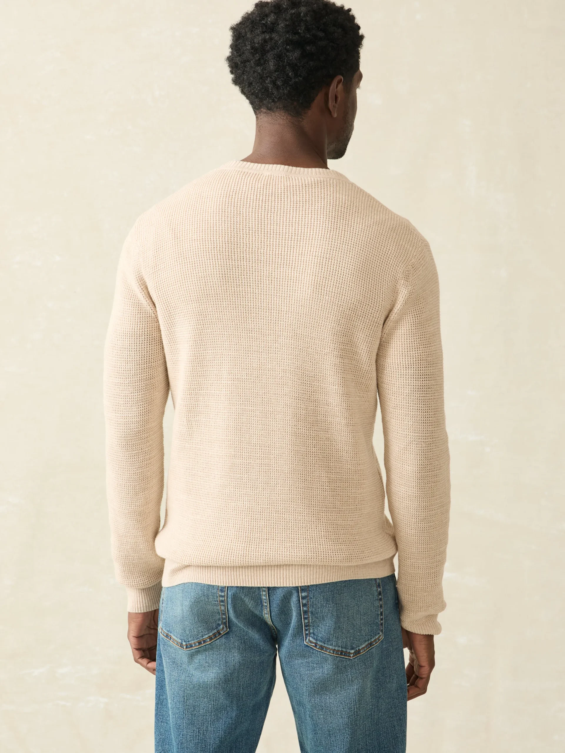 Faherty Brand Sunwashed Crewneck Sweater -