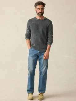 Faherty Brand Sunwashed Crewneck Sweater (Tall) -