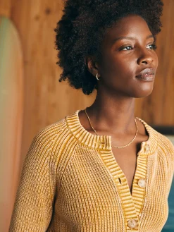 Women Faherty Brand Sunwashed Fisherman Cardigan -