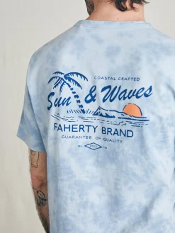 Faherty Brand Sunwashed Graphic Tee -