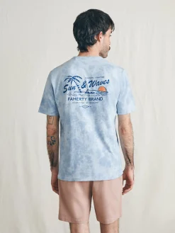 Faherty Brand Sunwashed Graphic Tee -