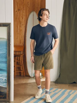 Faherty Brand Sunwashed Graphic Tee -