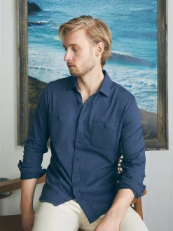 Faherty Brand Sunwashed Knit Shirt -