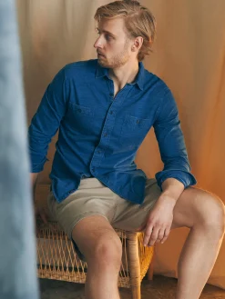 Faherty Brand Sunwashed Knit Shirt -