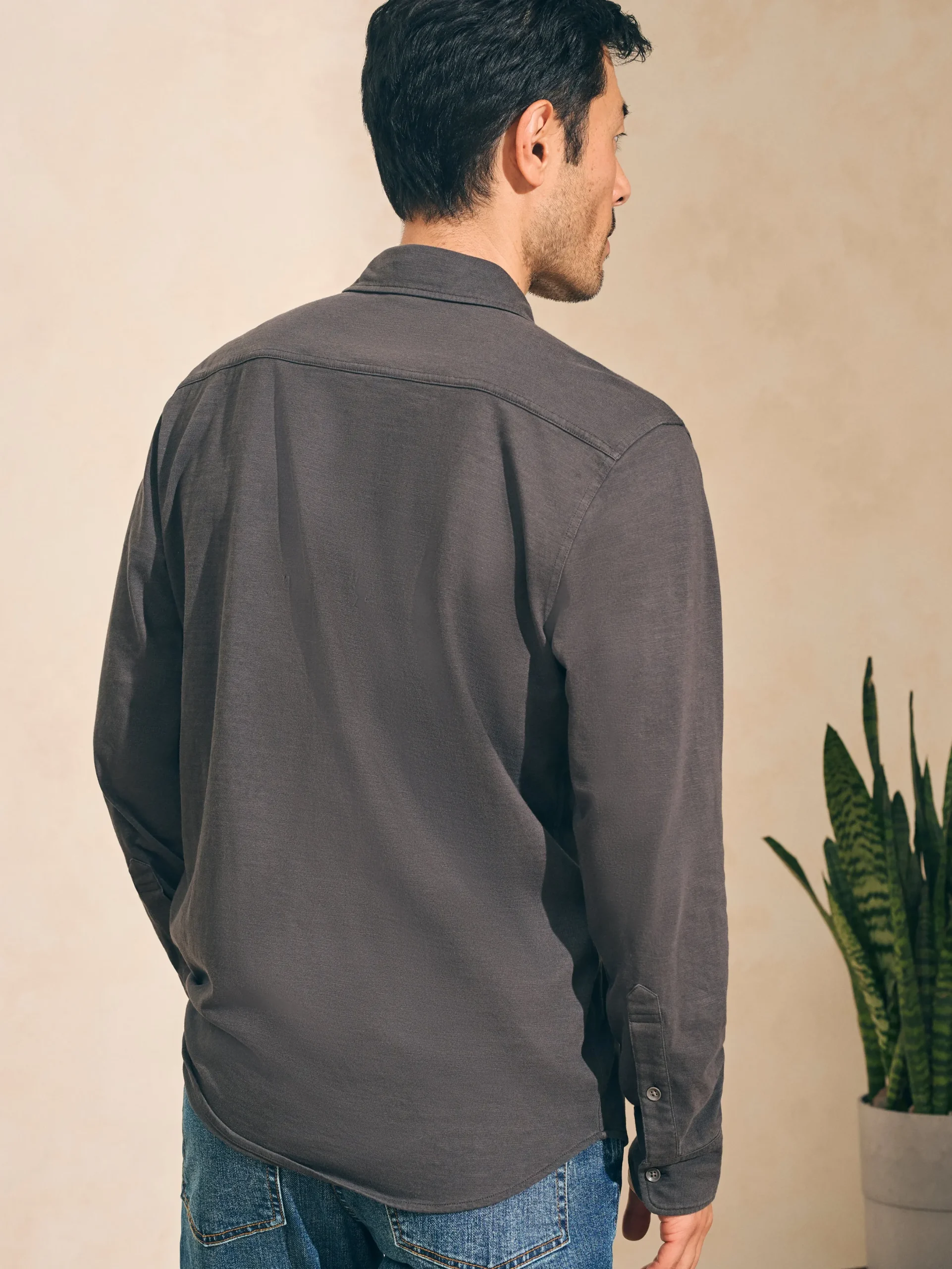 Faherty Brand Sunwashed Knit Shirt (Single Pocket) (Tall) -