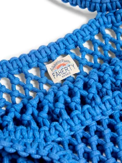 Women Faherty Brand Sunwashed Macrame Tote -