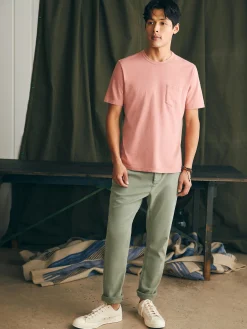 Faherty Brand Sunwashed Pocket Tee -