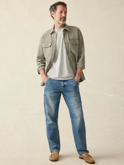 Faherty Brand Sunwashed Pocket Tee -