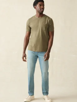 Faherty Brand Sunwashed Pocket Tee -
