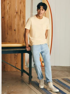 Faherty Brand Sunwashed Pocket Tee -