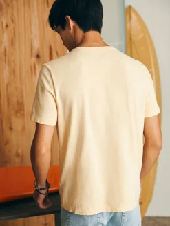 Faherty Brand Sunwashed Pocket Tee -