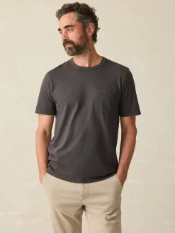 Faherty Brand Sunwashed Pocket Tee -