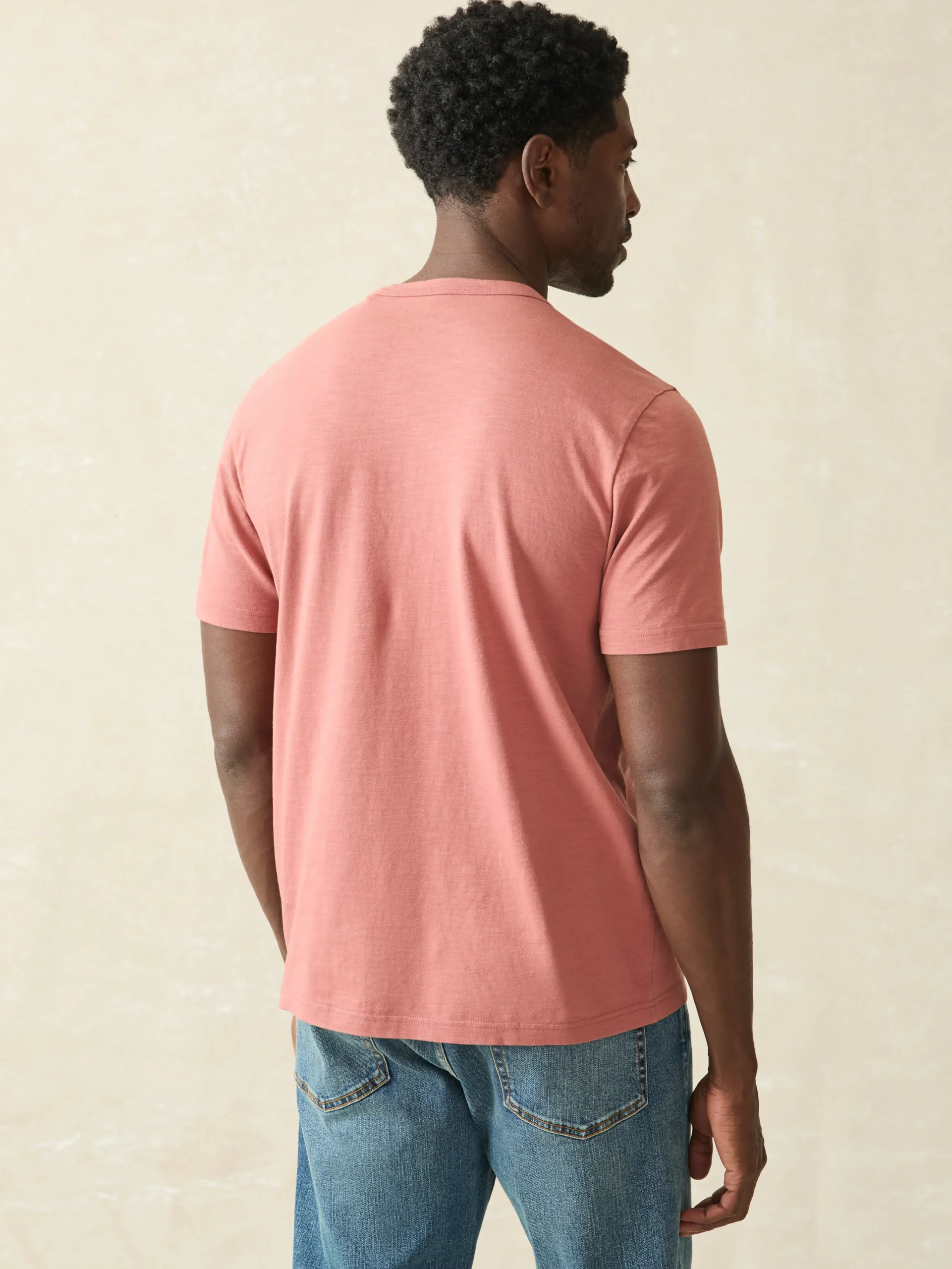 Faherty Brand Sunwashed Pocket Tee (Tall) -