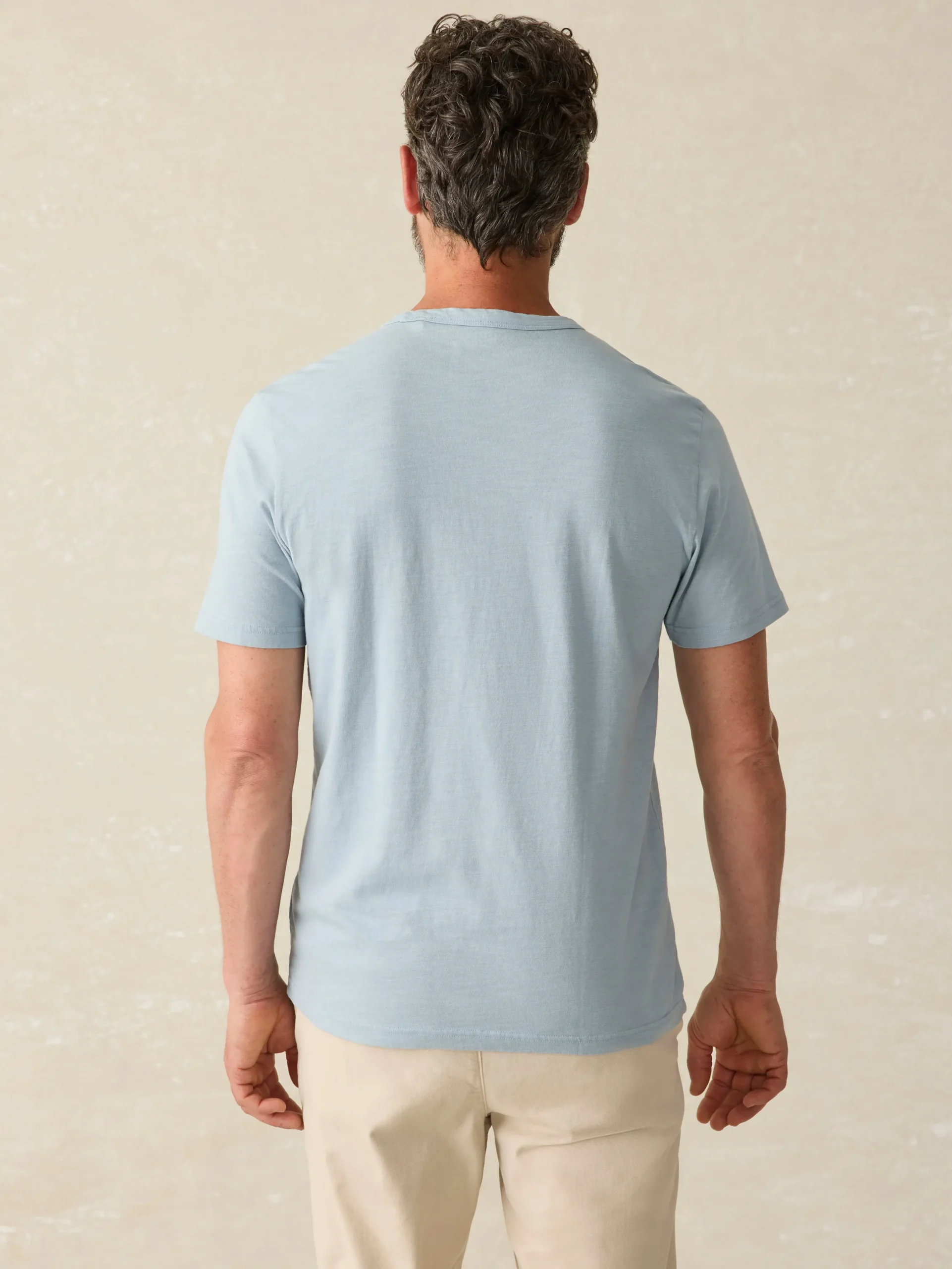 Faherty Brand Sunwashed Pocket Tee (Tall) -