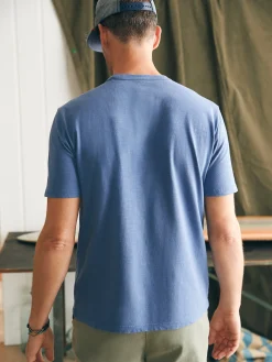 Faherty Brand Sunwashed Pocket Tee (Tall) -