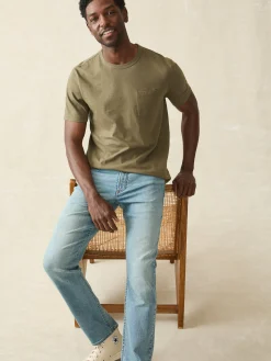 Faherty Brand Sunwashed Pocket Tee (Tall) -