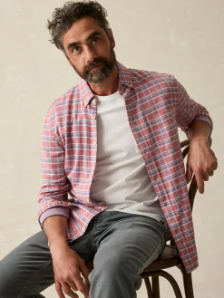 Faherty Brand Sunwashed Pocket Tee (Tall) -