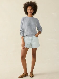 Women Faherty Brand Sunwashed Relaxed Sweater -