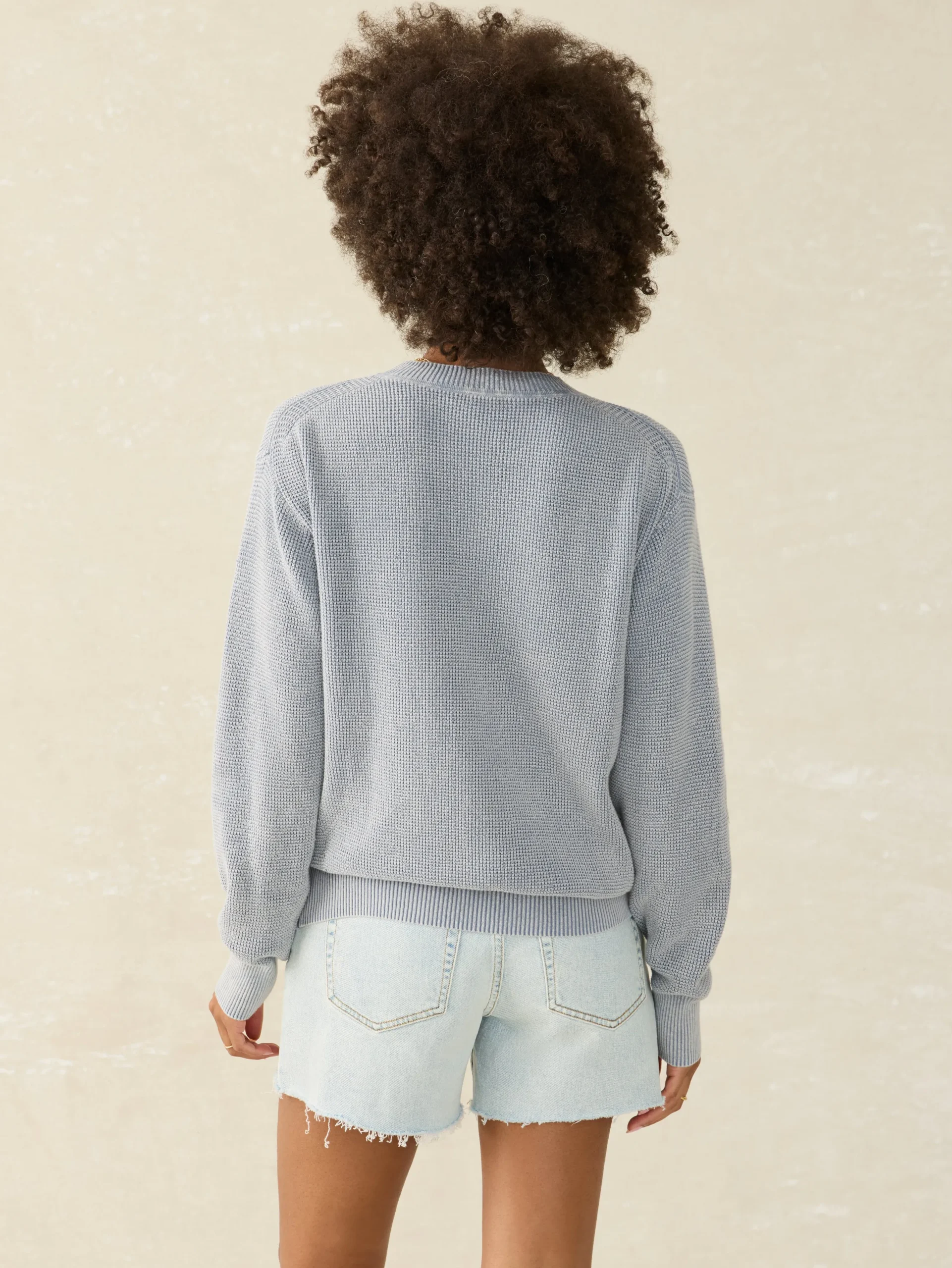 Women Faherty Brand Sunwashed Relaxed Sweater -