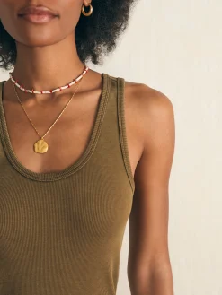 Women Faherty Brand Sunwashed Rib Tank -