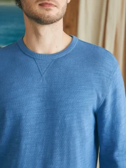 Faherty Brand Sunwashed Slub Crew -