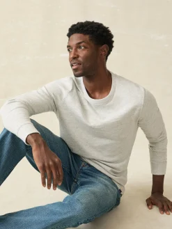 Faherty Brand Sunwashed Slub Crew -