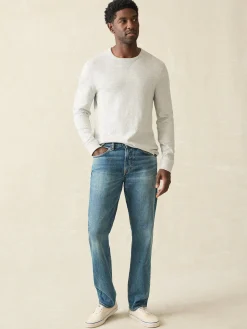 Faherty Brand Sunwashed Slub Crew -