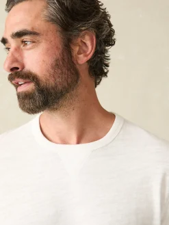 Faherty Brand Sunwashed Slub Crew -