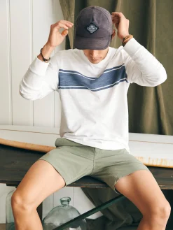 Faherty Brand Sunwashed Slub Crew -