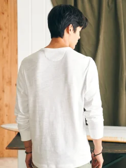 Faherty Brand Sunwashed Slub Crew -