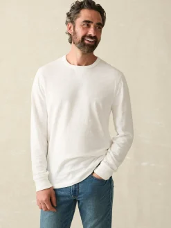 Faherty Brand Sunwashed Slub Crew (Tall) -