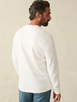 Faherty Brand Sunwashed Slub Crew (Tall) -