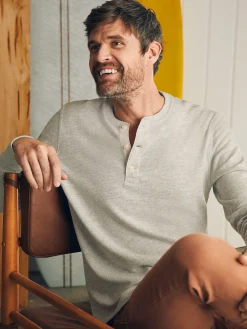 Faherty Brand Sunwashed Slub Henley -