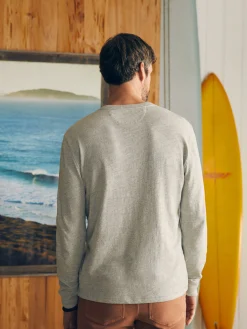 Faherty Brand Sunwashed Slub Henley -