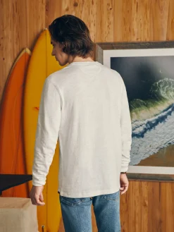 Faherty Brand Sunwashed Slub Henley -