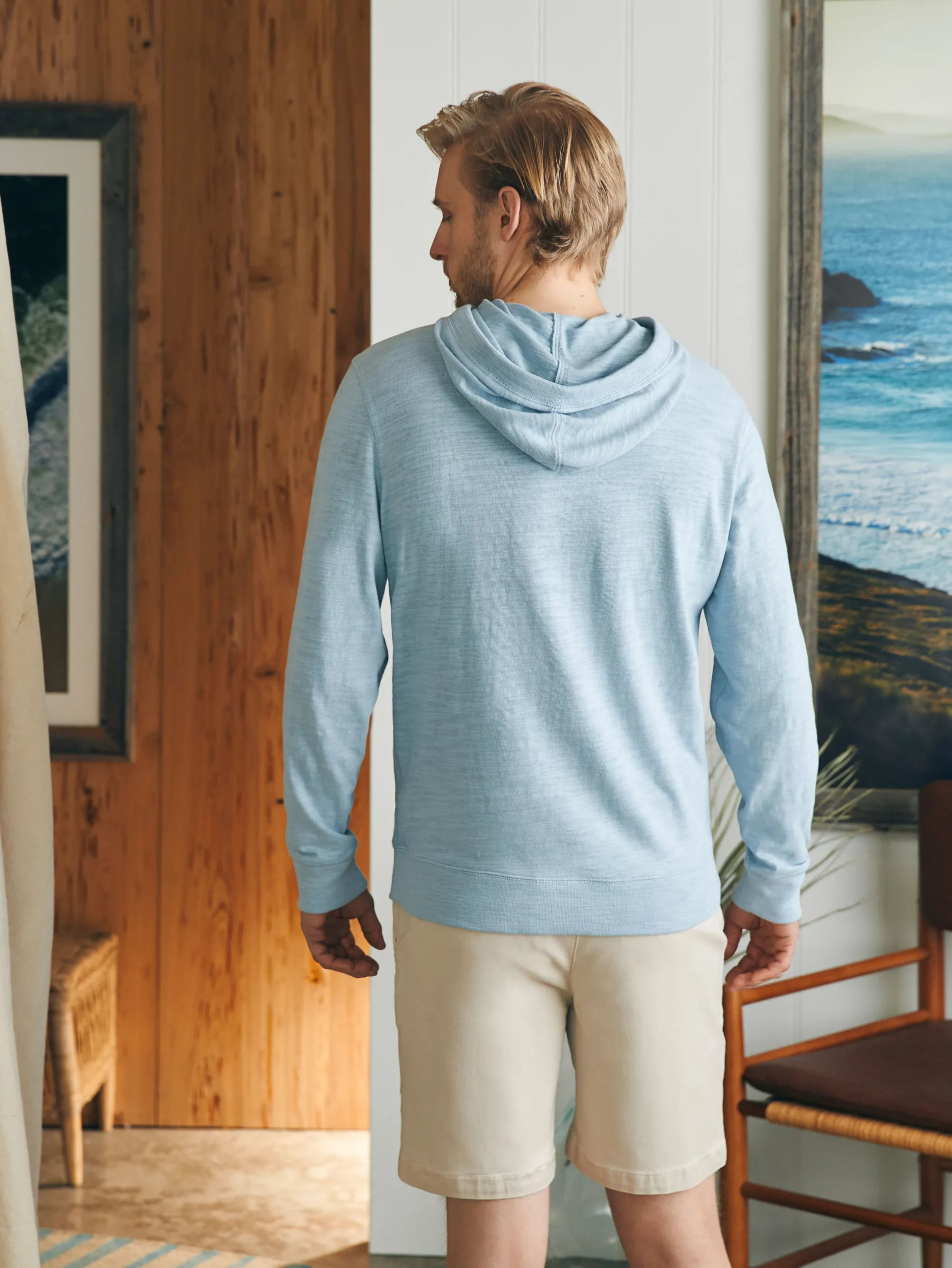 Faherty Brand Sunwashed Slub Hoodie -