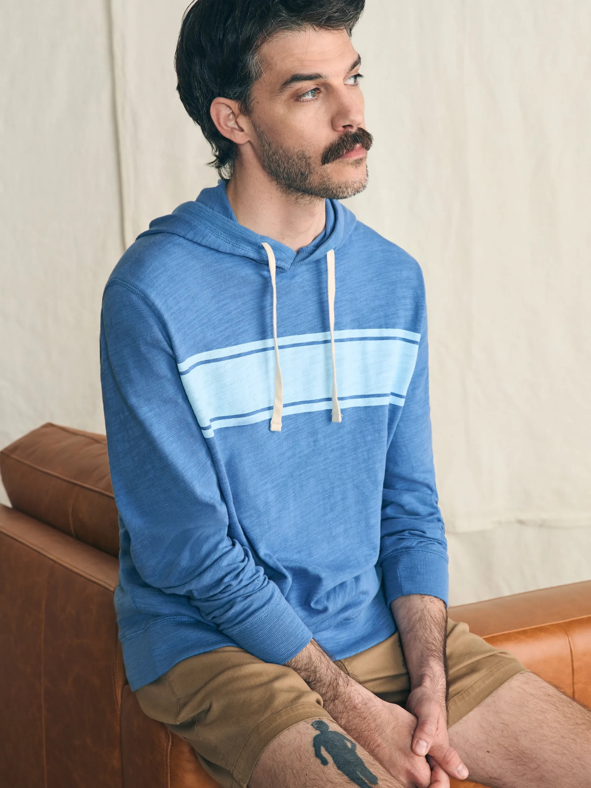 Faherty Brand Sunwashed Slub Hoodie -