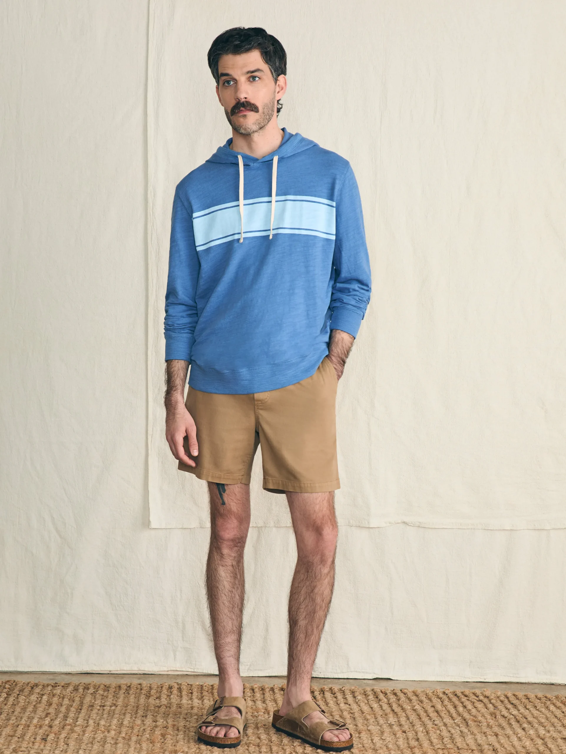 Faherty Brand Sunwashed Slub Hoodie -