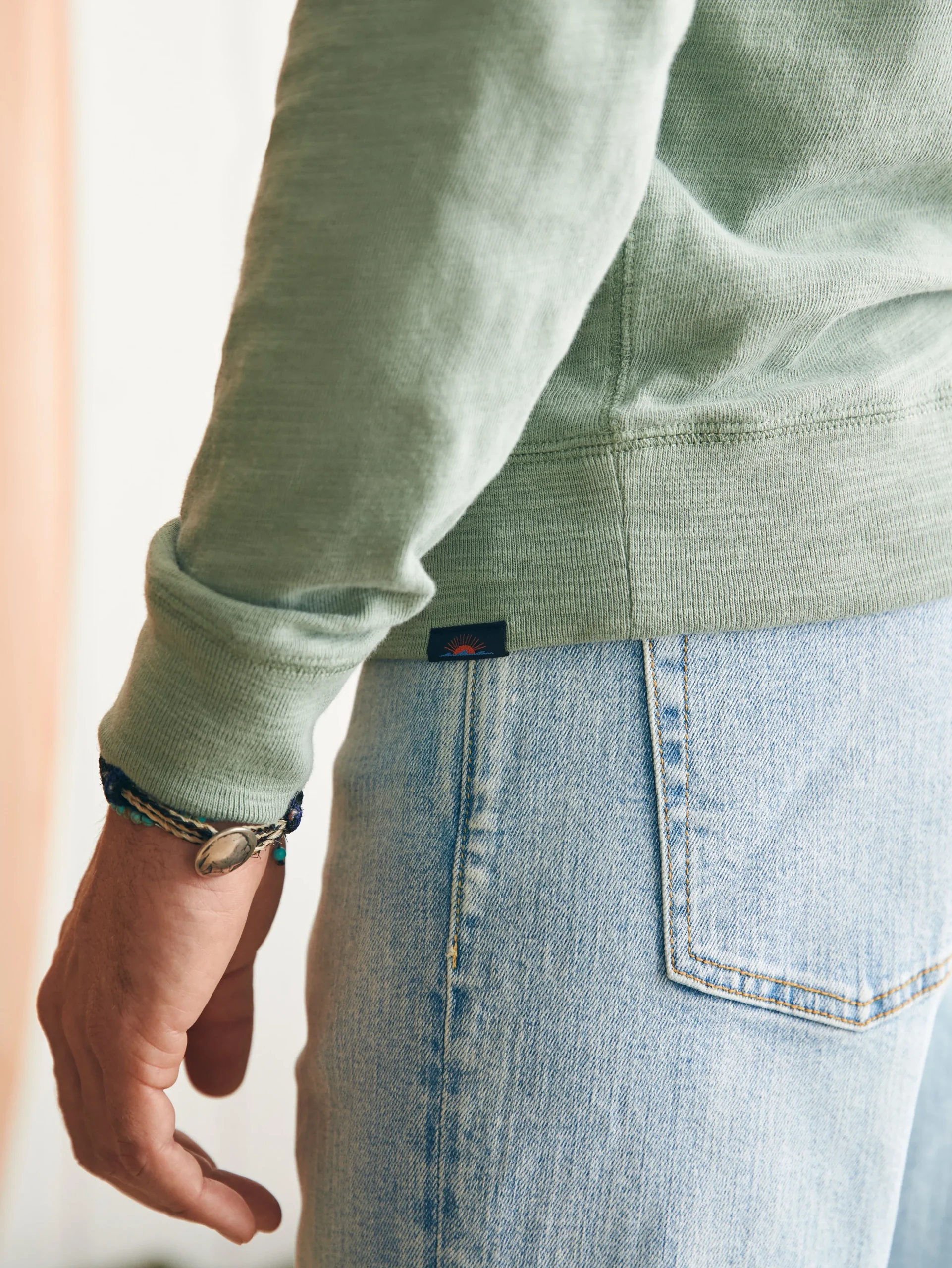 Faherty Brand Sunwashed Slub Hoodie -