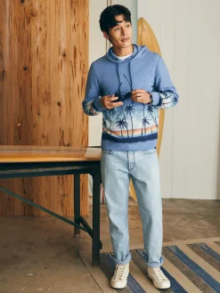 Faherty Brand Sunwashed Slub Hoodie -