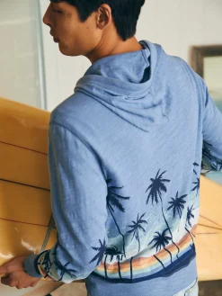 Faherty Brand Sunwashed Slub Hoodie -