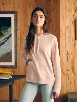Women Faherty Brand Sunwashed Slub Hoodie -