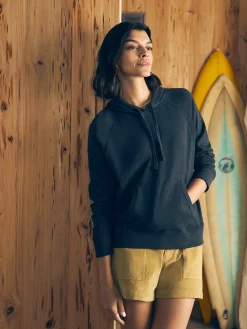 Women Faherty Brand Sunwashed Slub Hoodie -